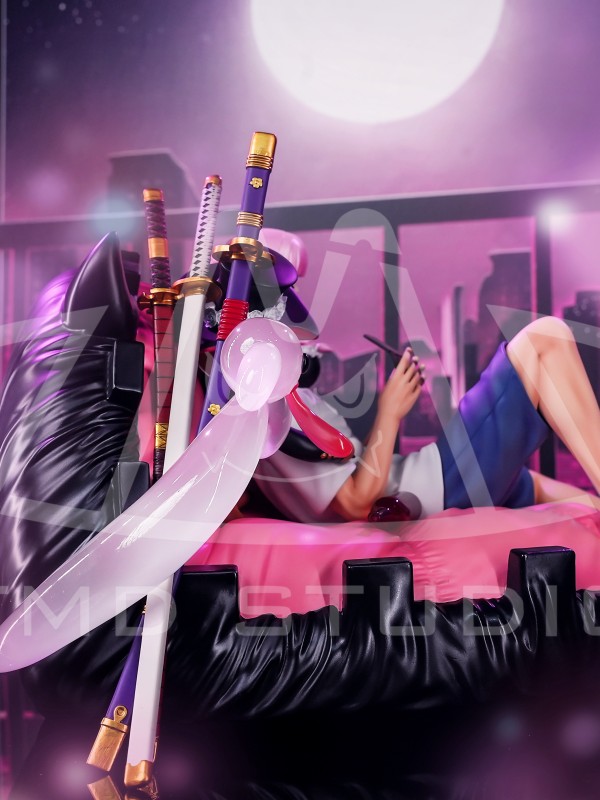 Toy's my dream Studio One Piece CP Series Roronoa Zoro & Perona Hot Sexy 1/6 Statue